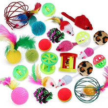 将图片加载到图库查看器，Pets Cat Toys Mouse Shape Balls Shapes Cat Interactive Pet Toys Assortments Foldable Rainbow Tunnel Cat Feather Interactive Feather Toy Fluffy Mouse Cat Love New Pet Toy Funny Cat Stick Mouse Supplies Value Bundle
