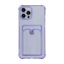 Load image into Gallery viewer, Phone Case For IPhone 12 13 14 Mini Case For iphone Cute Case Cover Soft Silicone Wallet Card Holder Clear Heavy Duty Protective Crystal Clear Back Cover with Shockproof Bumper Case
