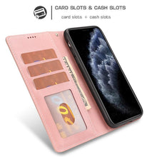将图片加载到图库查看器，Phone Case For Xiaomi Mi Redmi Note 8 8A 8T 9 9A 9S 10 10S Pro POCO F3 X3 NFC 11 10T Lite 11i 11T Pro Wallet Leather Book Cover Magnetic PU Leather Wallet-Style Business Phone Case Fashion Flip Case with Card Slot
