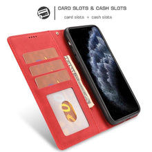 将图片加载到图库查看器，Phone Case For Xiaomi Mi Redmi Note 8 8A 8T 9 9A 9S 10 10S Pro POCO F3 X3 NFC 11 10T Lite 11i 11T Pro Wallet Leather Book Cover Magnetic PU Leather Wallet-Style Business Phone Case Fashion Flip Case with Card Slot
