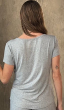 Load image into Gallery viewer, Women’s Bamboo Lounge Set - Lounge T-Shirt + Lounge Shorts
