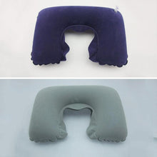 Load image into Gallery viewer, Pillow Inflatable Plane Cute Inflatable Travel Pillow Neck U Rest Travel Pillow Air Cushion Neck Rest U-Shaped Rest Comfortable Portable Inflatable U Shape Neck Comfortable Pillow Office Air Cushion Airplane Driving Nap Support Head Rest
