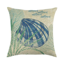 Load image into Gallery viewer, Pillowcase Sofa Cushion Cover Decoration Linen Pillow Case Higher Quality Marine Sea Life Pillow Covers Cases Super Soft Square Cushion Decorative Pillow Pattern Sofa Pillow Cover Couch Pillow 45x45CM
