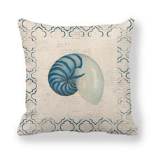 Load image into Gallery viewer, Pillowcase Sofa Cushion Cover Decoration Linen Pillow Case Higher Quality Marine Sea Life Pillow Covers Cases Super Soft Square Cushion Decorative Pillow Pattern Sofa Pillow Cover Couch Pillow 45x45CM
