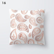 将图片加载到图库查看器，Pink Geometric Decorative Pillow Cushion Covers Polyester Pillow Case Home Pillowcase Decorative Pillowcase For Sofa Cute Charming Home Decor Cushion Cover
