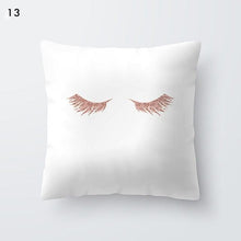 将图片加载到图库查看器，Pink Geometric Decorative Pillow Cushion Covers Polyester Pillow Case Home Pillowcase Decorative Pillowcase For Sofa Cute Charming Home Decor Cushion Cover
