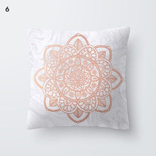 将图片加载到图库查看器，Pink Geometric Decorative Pillow Cushion Covers Polyester Pillow Case Home Pillowcase Decorative Pillowcase For Sofa Cute Charming Home Decor Cushion Cover
