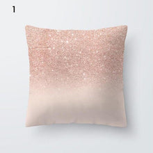 将图片加载到图库查看器，Pink Geometric Decorative Pillow Cushion Covers Polyester Pillow Case Home Pillowcase Decorative Pillowcase For Sofa Cute Charming Home Decor Cushion Cover
