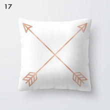将图片加载到图库查看器，Pink Geometric Decorative Pillow Cushion Covers Polyester Pillow Case Home Pillowcase Decorative Pillowcase For Sofa Cute Charming Home Decor Cushion Cover
