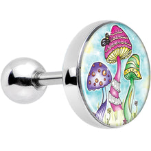 Load image into Gallery viewer, Psychedelic Magic Mushrooms Tragus Cartilage Earring
