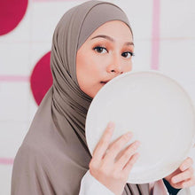 将图片加载到图库查看器，Plain Colorful Soft Lightweight Chiffon Elegant Hijab Scarf With Bandage Non-Slip Chiffon Echarpe Elegant Breathable Islam Long Hijabs Headband Fashion Turban Headwrap For Women
