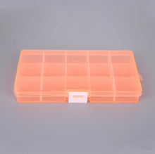 Load image into Gallery viewer, Plastic Jewelry Boxes Plastic Tool Box Adjustable Craft Organizer Storage Beads Bracelet Jewelry Boxes Portable 10 Compartments Clear Plastic Storage Box Jewelry Organizer Container
