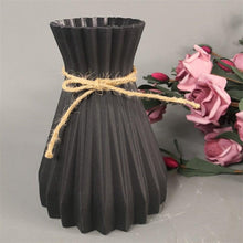Load image into Gallery viewer, Plastic Vases Anti-ceramic Unbreakable Basket Imitation Rattan Flower Vase For Home Décor Desktop Decoration Living Room Office or Bookshelf
