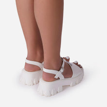 将图片加载到图库查看器，Platform Women's Sandals Summer Fashion Women Beach Classic Sandal Comfortable Beach  Pool Platforms Sandals With Buckle Open Toe Ankle Strap Thick-Soled Casual Women's Shoes
