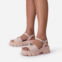 将图片加载到图库查看器，Platform Women's Sandals Summer Fashion Women Beach Classic Sandal Comfortable Beach  Pool Platforms Sandals With Buckle Open Toe Ankle Strap Thick-Soled Casual Women's Shoes
