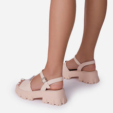 将图片加载到图库查看器，Platform Women's Sandals Summer Fashion Women Beach Classic Sandal Comfortable Beach  Pool Platforms Sandals With Buckle Open Toe Ankle Strap Thick-Soled Casual Women's Shoes
