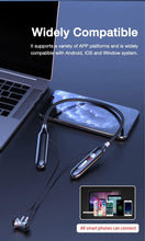 Load image into Gallery viewer, Playback Bluetooth Headphone Bass Wireless Headphones Sport Stereo Bluetooth Earphone Neckband Music Headset Updated Design with Industry Leading Sound &amp; Improved Comfort, Long Wireless Range, Up to 24 Hours of Talk Time
