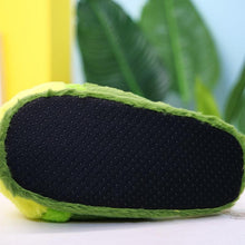 将图片加载到图库查看器，Plush Avocado Slippers Fruit Toys Cute Warm Winter Shoes Women Indoor Household Slippers With Fuzzy Plush Faux Fur Comfy Memory Foam Slip On House Shoes
