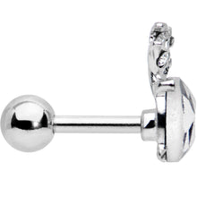 Load image into Gallery viewer, 16G 1/4 Clear Gem Juicy Pineapple Cartilage Tragus Earring

