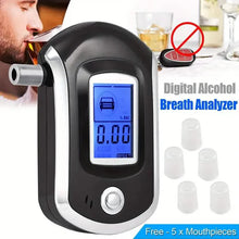 Load image into Gallery viewer, Police-Grade Breathalyzer with LCD Display - AT6000 Alcohol Tester
