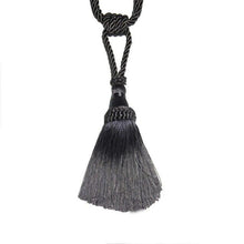 Load image into Gallery viewer, Polyester Tassel Curtain Tieback Handmade Hanging Tassels Fringe Curtains Holder Buckle Rope Decor Room Accessories European Style High-Grade Curtains Tieback Rope Tassel Holdbacks

