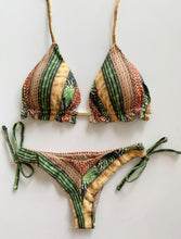 将图片加载到图库查看器，Popular Women's Beachwear  Bikini Set Swimwear Push-Up Padded Swimsuit Floral Bikini Set Low Rise Ruffled Two Pieces Swimsuit Push Up Bathing Suit Swimwear
