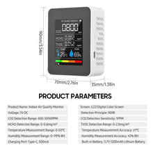 Load image into Gallery viewer, Portable Air Quality Monitor
