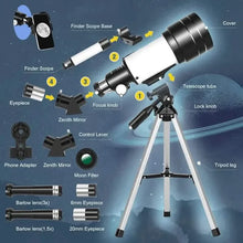 Load image into Gallery viewer, Portable Astronomical 150X Telescope 70mm Aperture Telescope Monocular With Tripod
