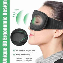 Load image into Gallery viewer, Portable Black Block Light Eye Soft Comfortable Eye Cover For Travel/Light Sleepers/Meditation Elastic Silk Sleep Eye Mask Adjustable Eye Patch
