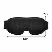 Load image into Gallery viewer, Portable Black Block Light Eye Soft Comfortable Eye Cover For Travel/Light Sleepers/Meditation Elastic Silk Sleep Eye Mask Adjustable Eye Patch
