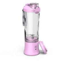 Load image into Gallery viewer, Portable Blender 600ml Electric Juicer Fruit Mixers 4000mah Usb Rechargeable Smoothie Mini Blender Personal Juicer Colorful Cup  Personal Size Blender Mini Fruit Mixer Milkshake Smoothie Maker With Usb Rechargeable Juicer
