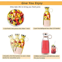 将图片加载到图库查看器，Portable Blender Bottle Electric Juicer
