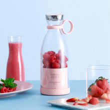 Load image into Gallery viewer, Portable Blender Juicer Bottle Mixer Electric Wireless Charge Mini Fruit Mixers Juicer Cup Blender Milkshake Juice Maker Machine Portable Mini Blender with Wireless Charging for Home, Office &amp; Outdoor Juicer

