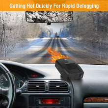 Load image into Gallery viewer, Portable Car Heater Heating Fan 2-in-1 Defroster Defogger Demister Windshield Heater
