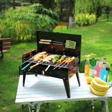 将图片加载到图库查看器，Portable Charcoal Grill Foldable BBQ Suitcase
