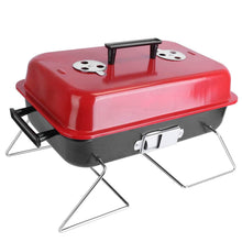 Load image into Gallery viewer, Portable Charcoal Tabletop Grill with Lid
