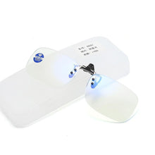 Load image into Gallery viewer, Portable Clip Reading Glasses For Women Anti Blue Light Blocking Presbyopic Eyeglasses For Men Computer Blue Light Blocking Reading Glasses Flexible Lightweight Anti Eyestrain Portable Readers Flip Clips Lens Magnifier +1.0 1.5 2.5
