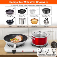 Load image into Gallery viewer, Portable Coil Heating Hot Plate Stove Countertop
