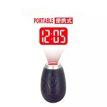 将图片加载到图库查看器，Portable Digital Projection Alarm Clock Key Chains Mini Projector LED Clock Portable Digital Projection Alarm Clock Key Chains Mini Projector LED Clock Carry Time Flashlight Clock Hanging Rope Carry Time Flashlight Clock Hanging Rope Table Decor
