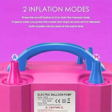 Load image into Gallery viewer, Portable Dual Nozzle Electric Air Balloon Pump and Tying Tool
