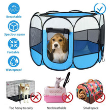 Load image into Gallery viewer, Portable Foldable Pet Playpen For Dogs Cats Other Pets
