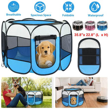 Load image into Gallery viewer, Portable Foldable Pet Playpen For Dogs Cats Other Pets
