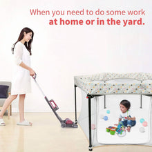 Load image into Gallery viewer, Portable Folding Playard for Babies, Toddler Indoor &amp; Outdoor Play
