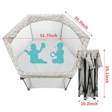 Load image into Gallery viewer, Portable Folding Playard for Babies, Toddler Indoor &amp; Outdoor Play
