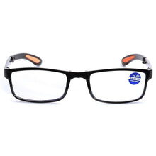 将图片加载到图库查看器，Portable Folding Reading Glasses Anti Blue Light Computer Gaming Eyeglasses Eye Protection Eyewear Men Eyeglasses Women Unisex Eyeglasses Decoration Eyewear Blue Light Blocking Glasses Thick Round Rim Frame Eyeglasses
