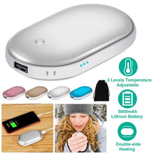 Load image into Gallery viewer, Portable Hand Warmer 5000mAh Power Bank
