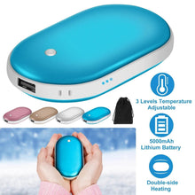 Load image into Gallery viewer, Portable Hand Warmer 5000mAh Power Bank
