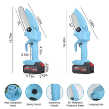 将图片加载到图库查看器，Portable Handheld Cordless Small Chain Saw Battery Powered
