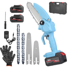 将图片加载到图库查看器，Portable Handheld Cordless Small Chain Saw Battery Powered
