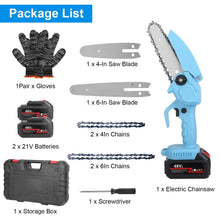 将图片加载到图库查看器，Portable Handheld Cordless Small Chain Saw Battery Powered

